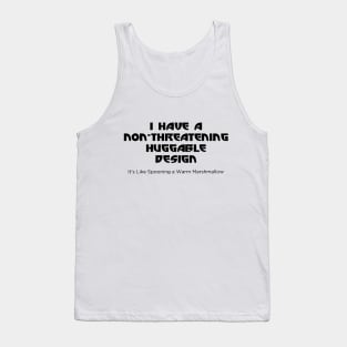 Non-Threatening, Huggable Design Tank Top